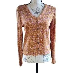Belle Du Jour Long Sleeve Floral Jersey